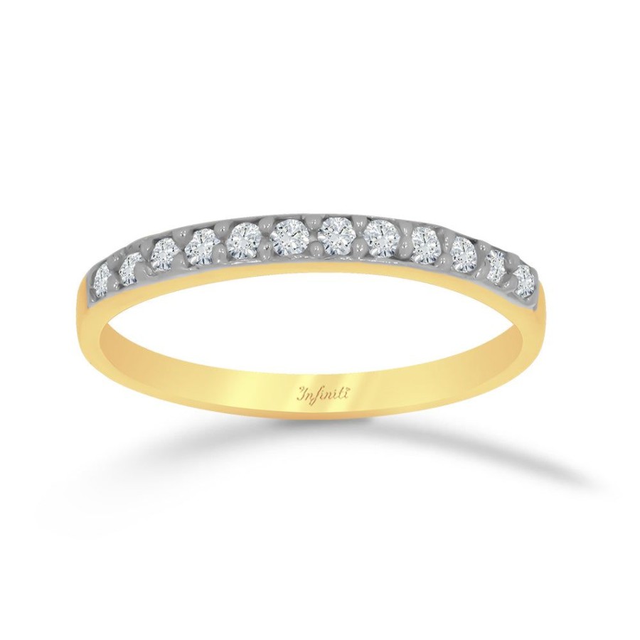 Joyeria Fina Infiniti Joyas Churumbelas | Churumbela Oro 14K - Pave Con Zirconias 2 Mm