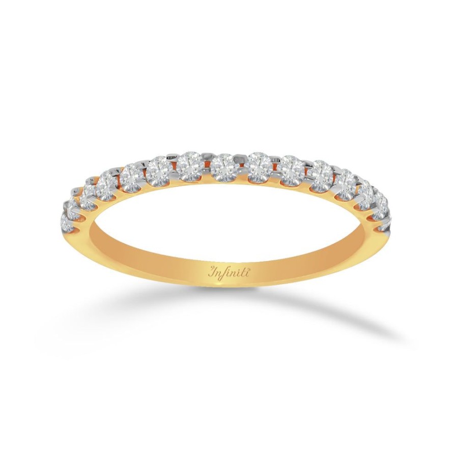 Joyeria Fina Infiniti Joyas Churumbelas | Churumbela Oro 14K, Pave Diamantes De 45 Puntos Totales