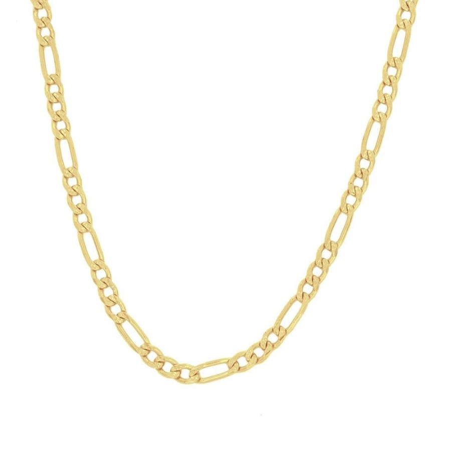 Joyeria Fina Infiniti Joyas Cadenas 10K | Cadena Oro 10K Cartie Diamantada 55 Cm, Ancho 4 Mm