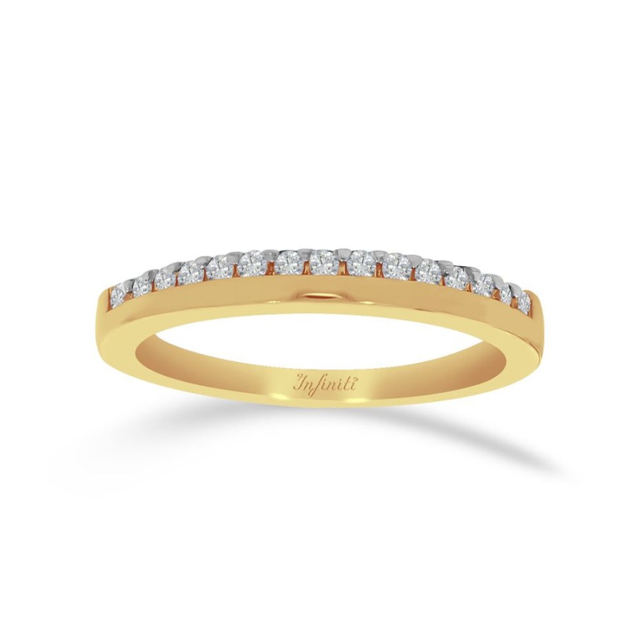 Joyeria Fina Infiniti Joyas Churumbelas | Churumbela Oro 14K - Pave Diamantes De 19 Puntos Totales