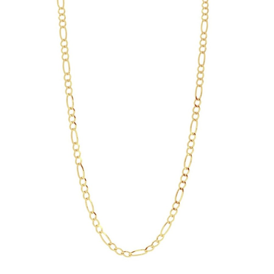 Joyeria Fina Infiniti Joyas Cadenas 14K | Cadena Oro 14K - 3X1 De 45 Cm, Ancho 2.5 Mm