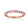 Joyeria Fina Infiniti Joyas Churumbelas | Churumbela Oro Rosa 14K, Diamantes De 30 Puntos Totales