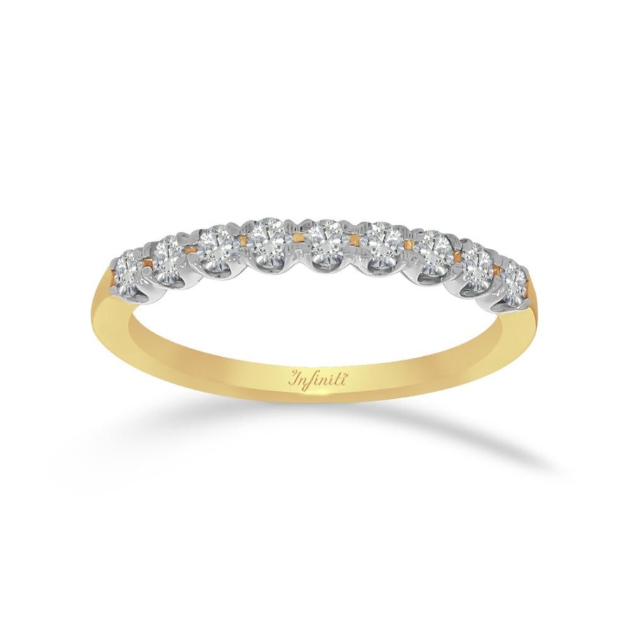 Joyeria Fina Infiniti Joyas Churumbelas | Churumbela Oro 14K - Pave Diamantes De 45 Puntos Totales