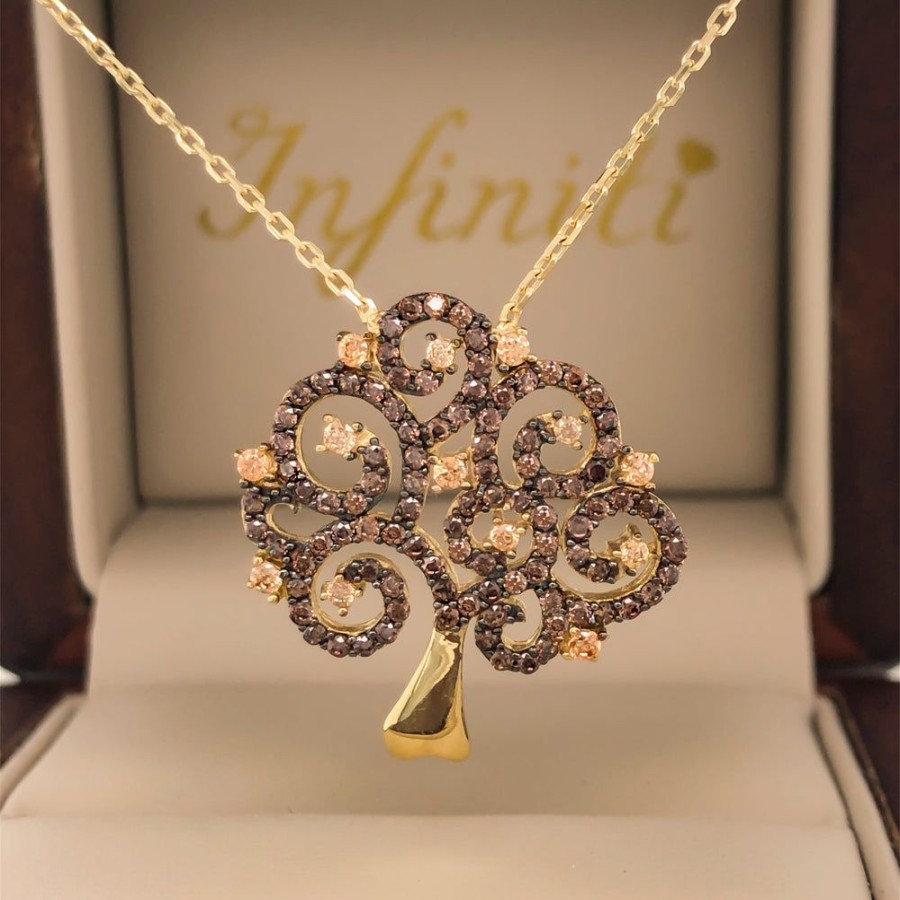 Joyeria Fina Infiniti Joyas Gargantillas | Gargantilla Oro 10K - Arbol De La Vida