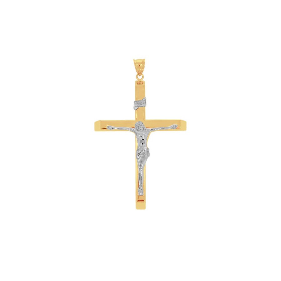 Joyeria Fina Infiniti Joyas Cruces | Cruz Oro 14K - Cristo Grande 6 Cm Alto