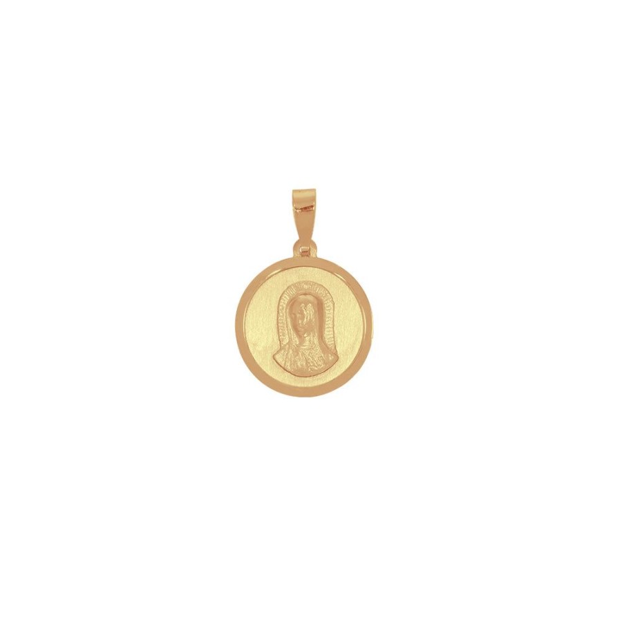 Joyeria Fina Infiniti Joyas Medallas | Medalla Oro 10K - Virgen De Guadalupe