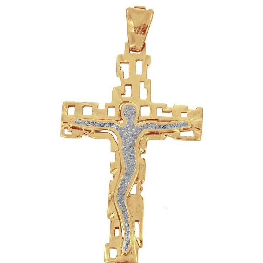 Joyeria Fina Infiniti Joyas Cruces | Cruz Oro 10K - Cristo De 5.5 Cm Alto