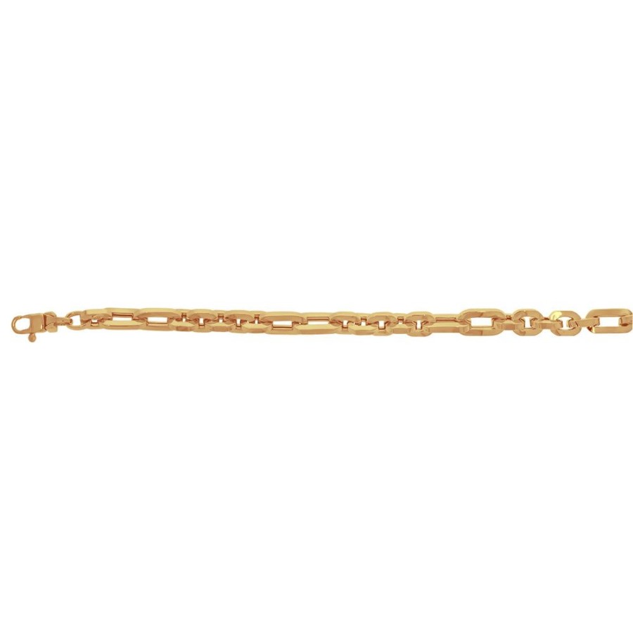 Joyeria Fina Infiniti Joyas Caballero | Esclava Oro 10K, Tejido Cadena