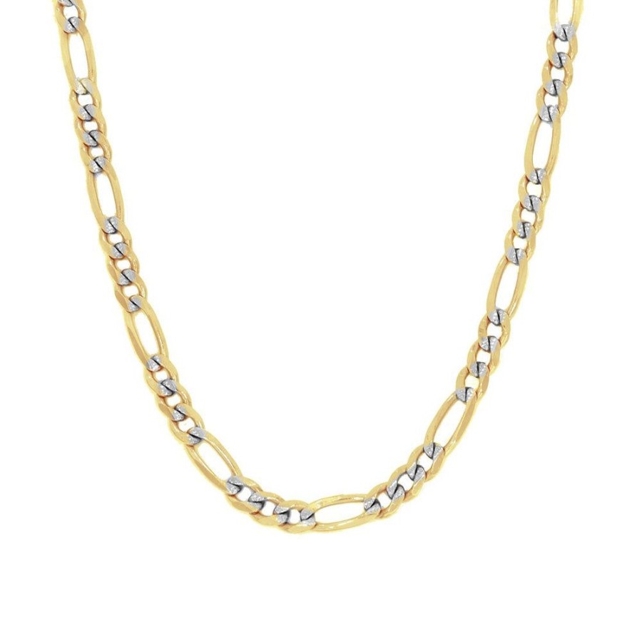 Joyeria Fina Infiniti Joyas Cadenas 10K | Cadena Oro 10K Cartie Diamantada 57 Cm, Ancho 5 Mm