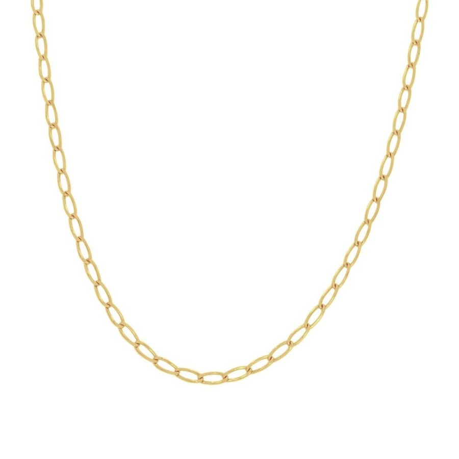 Joyeria Fina Infiniti Joyas Cadenas 14K | Cadena Oro 14K Rada 1X1 50 Cm, Ancho 2.6 Mm