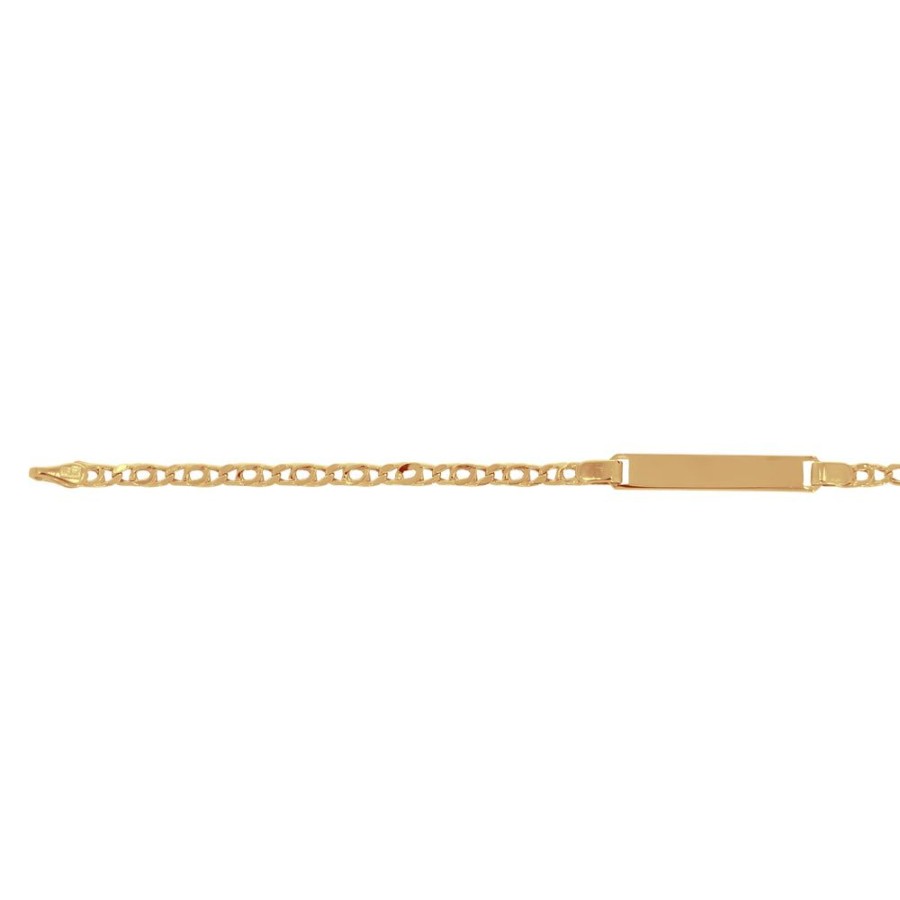 Joyeria Fina Infiniti Joyas Nino & Bebe | Esclava Oro 14K, Perniche 14 Cm Largo