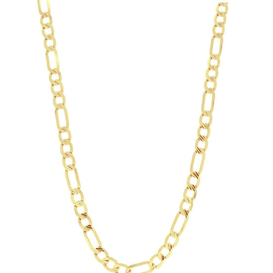 Joyeria Fina Infiniti Joyas Cadenas 10K | Cadena Oro 10K Cartie Diamantada 65 Cm, Ancho 6 Mm