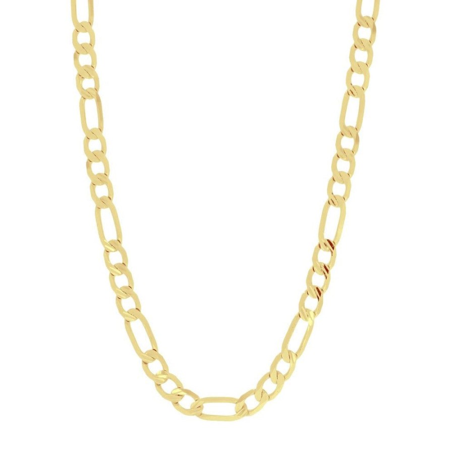 Joyeria Fina Infiniti Joyas Cadenas 10K | Cadena Oro 10K - Cartie Diamantada 60 Cm, Ancho 6 Mm