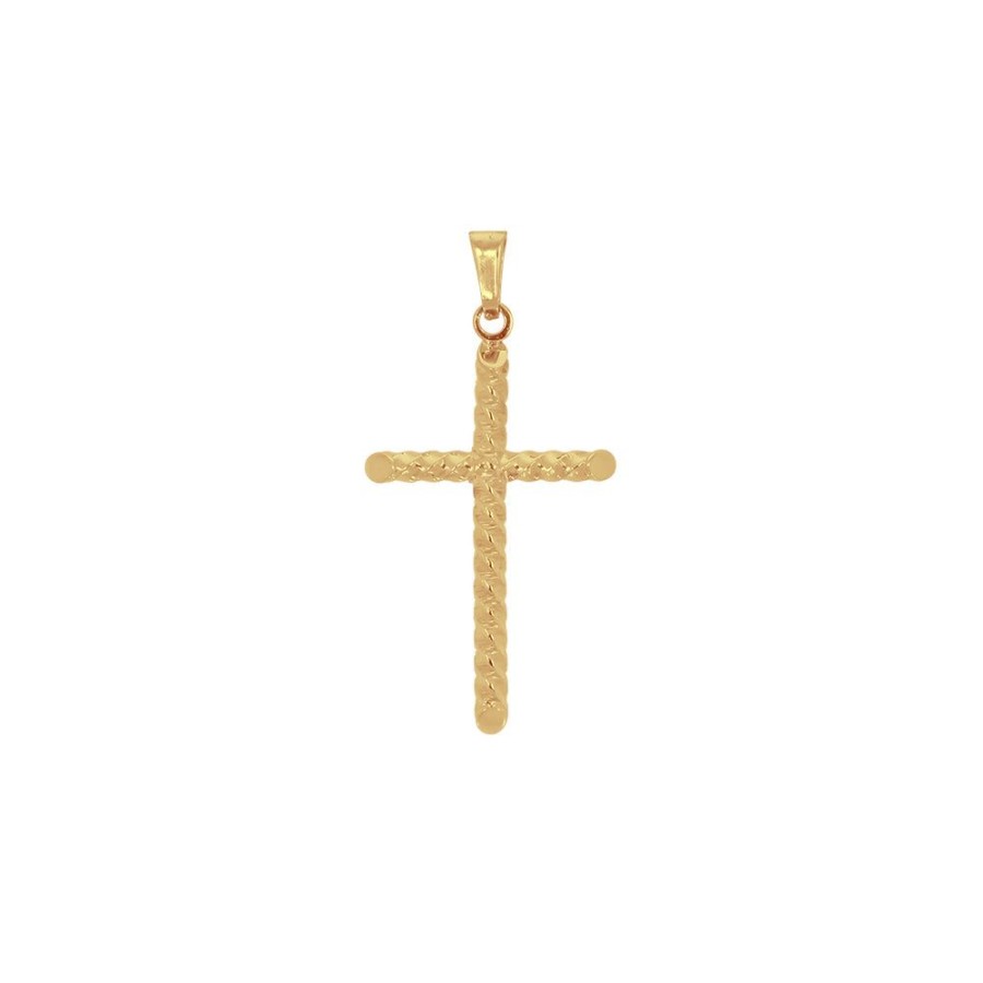 Joyeria Fina Infiniti Joyas Cruces | Cruz Oro 10K - 3.2 Cm Alto