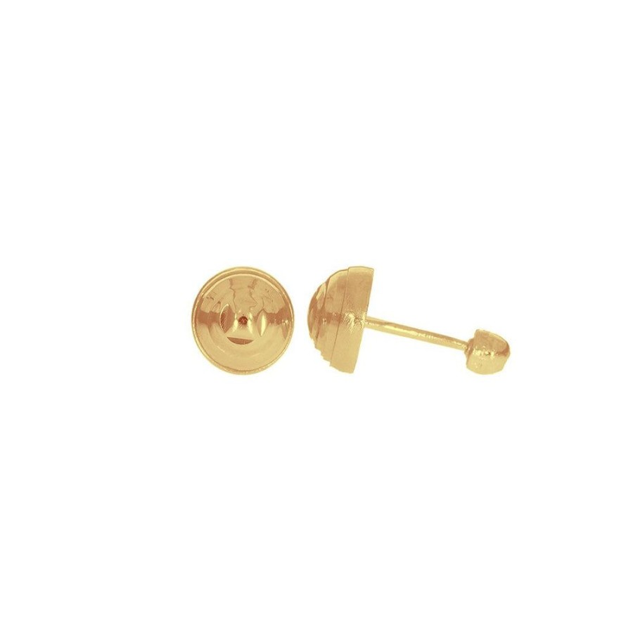 Joyeria Fina Infiniti Joyas Broqueles | Broquel Diamantado 3 Mm, Oro 18K