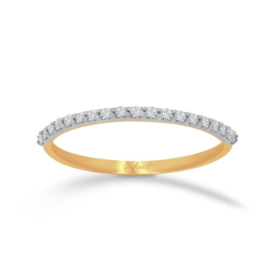 Joyeria Fina Infiniti Joyas Churumbelas | Churumbela Oro 14K - Zirconias De 1 Mm